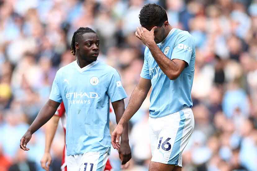 Rodri won’t play against Arsenal since Manchester City decided NOT to appeal the midfielder’s three-game suspension.