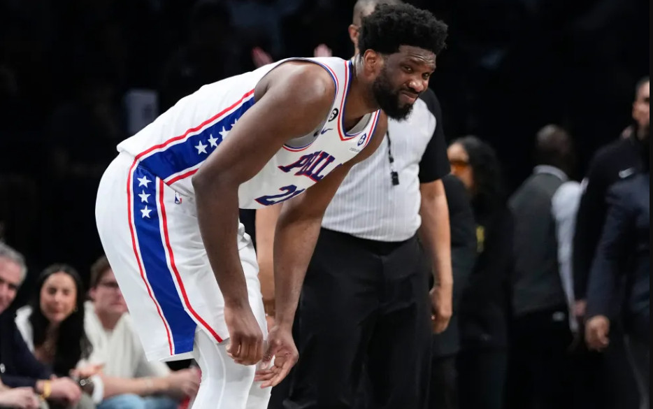 Philadelphia 76ers star Joel Embiid sustained a knee injury…